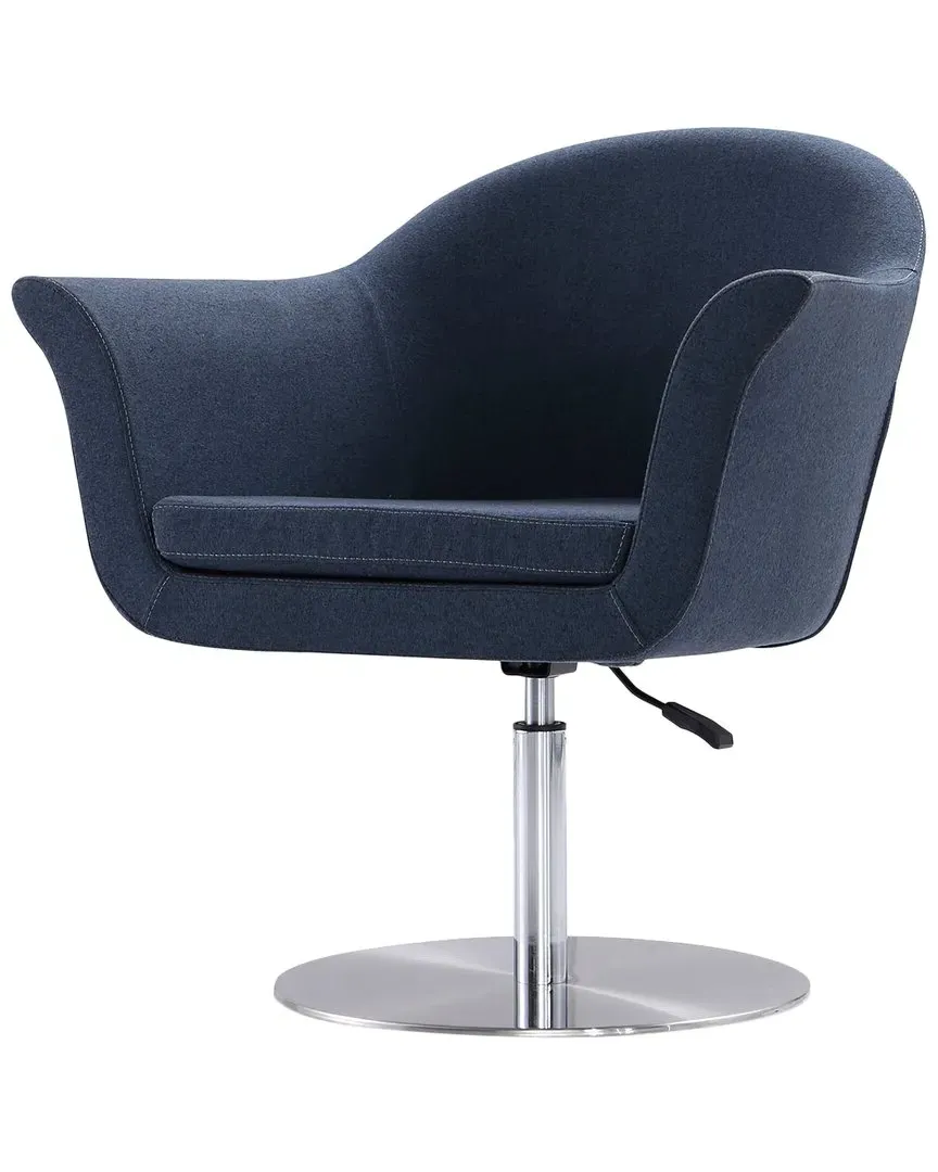Voyager Accent Chair - Smokey Blue, Metal