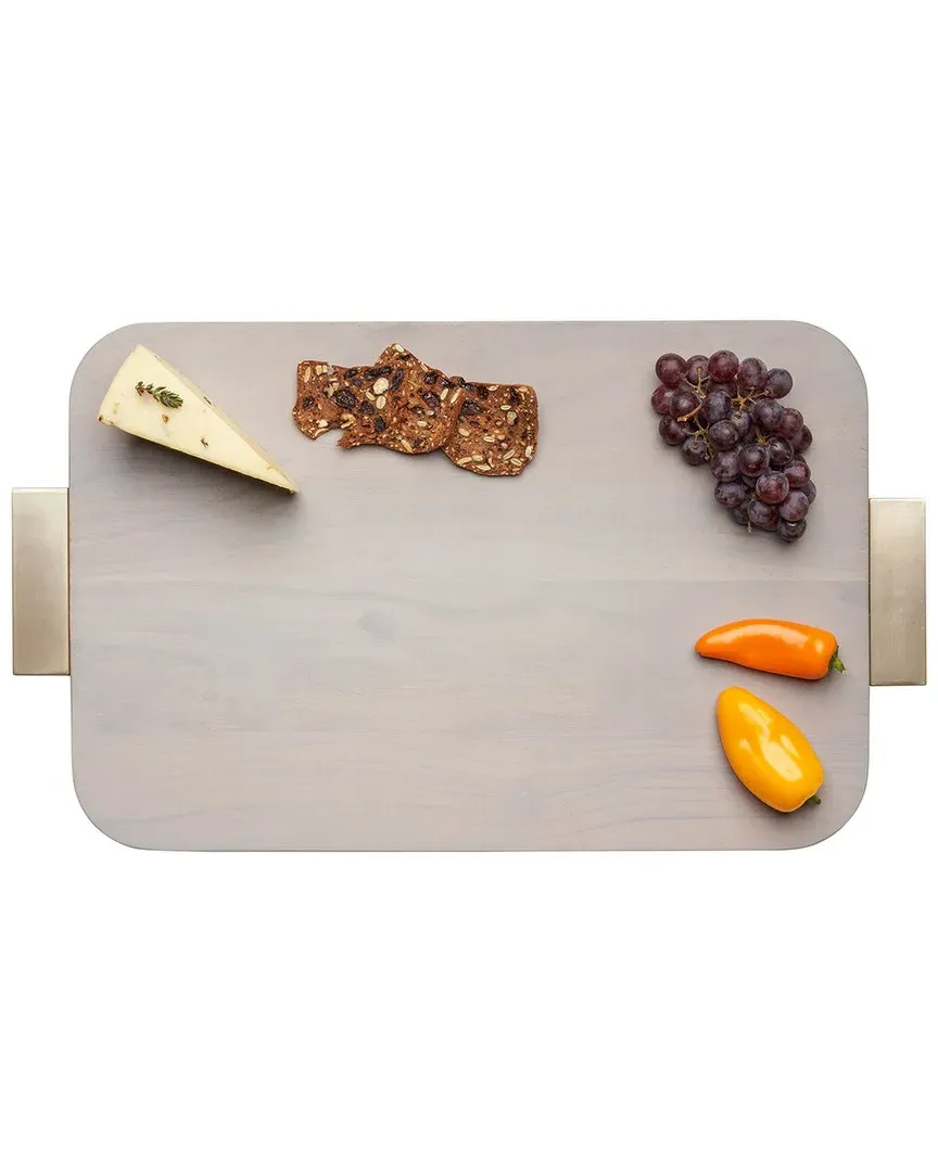 Rectangle Cutting Board - Grey, Acacia Wood