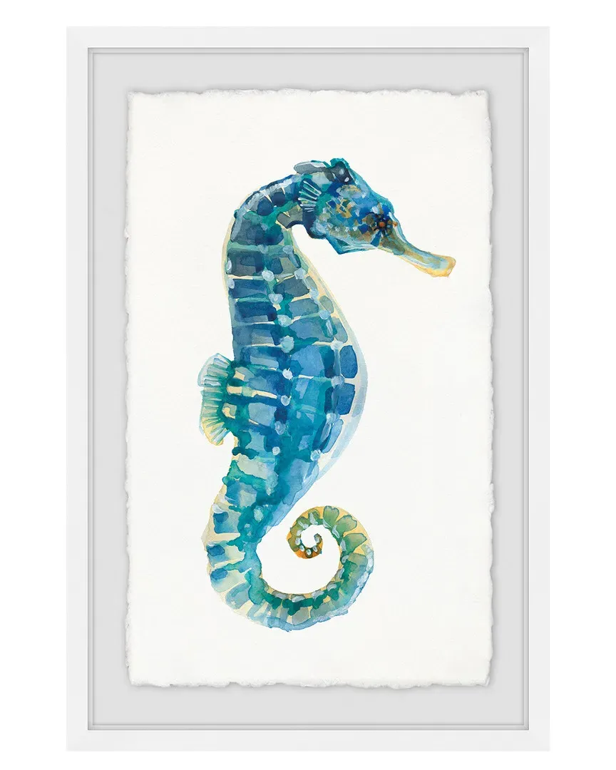 Aegean Sea Horse Framed Art Print - Archive Paper image