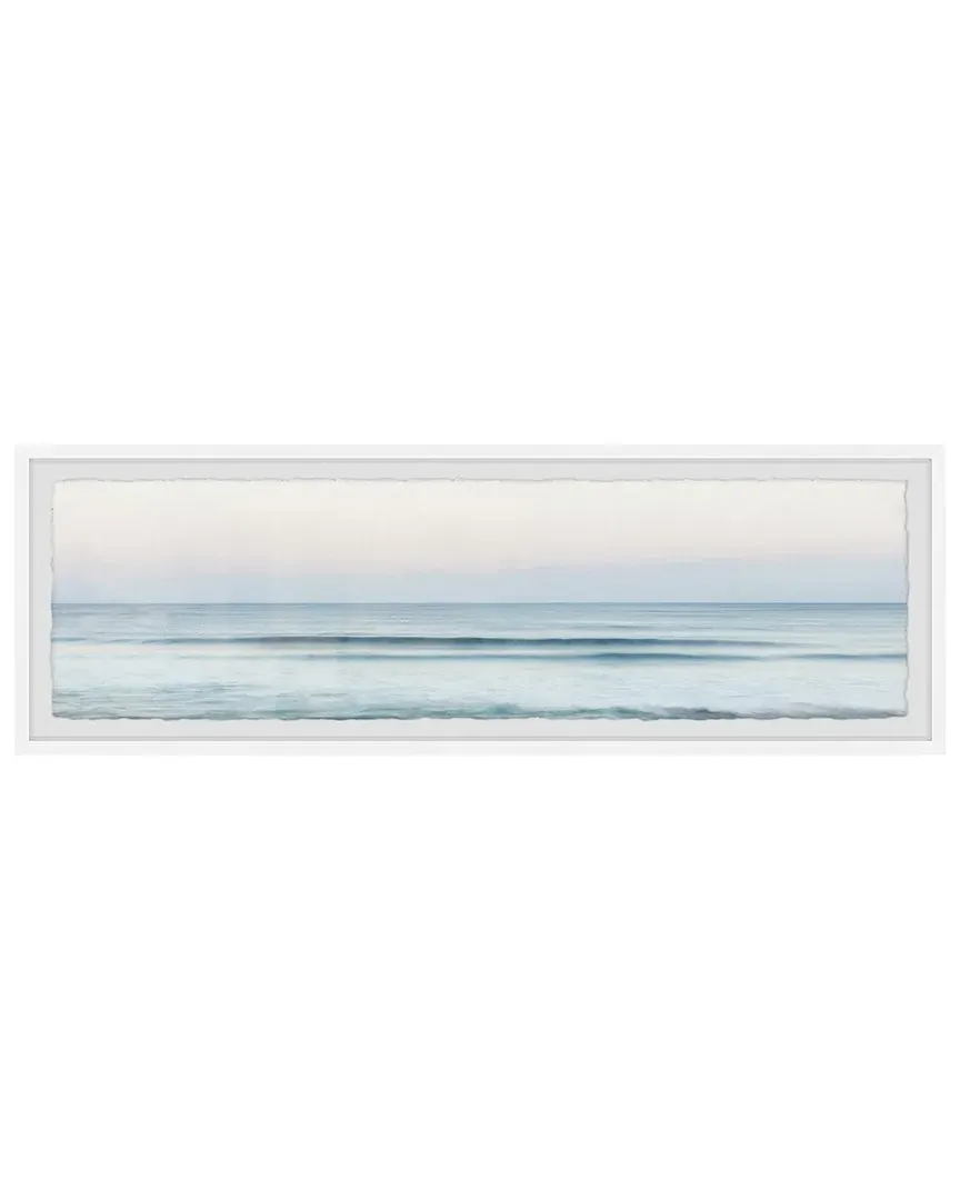 Breaking White Waves Framed Print - Multicolor image