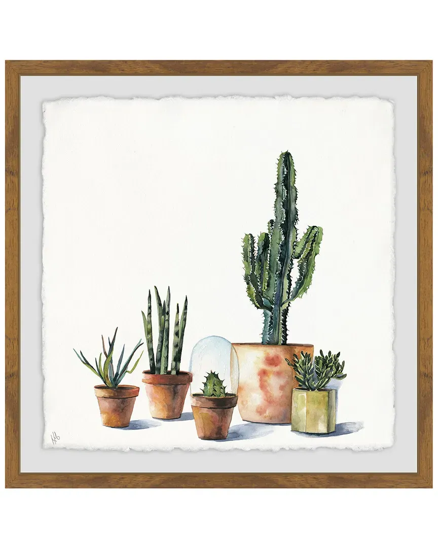 Cacti Family Framed Painting Print