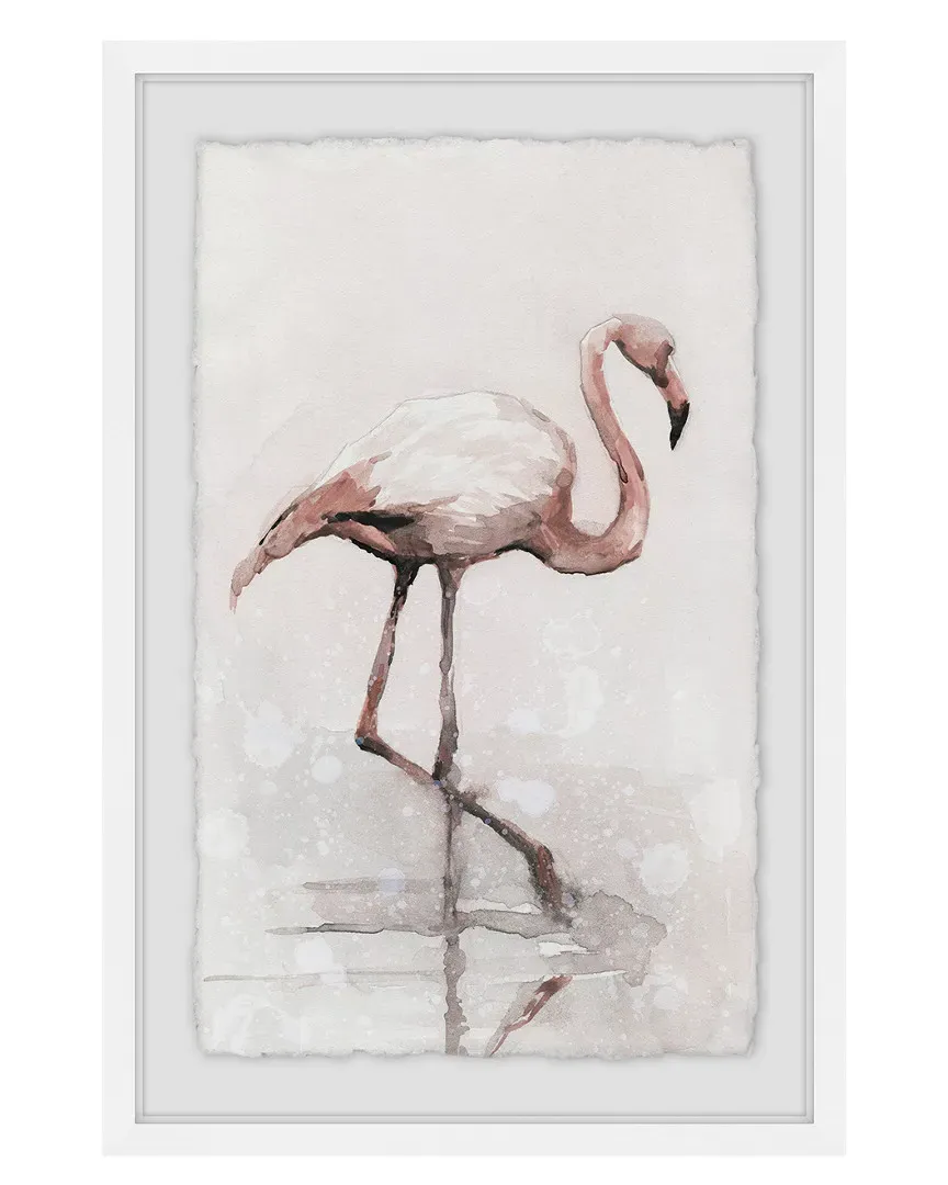 Flamingo Splash Framed Art Print image