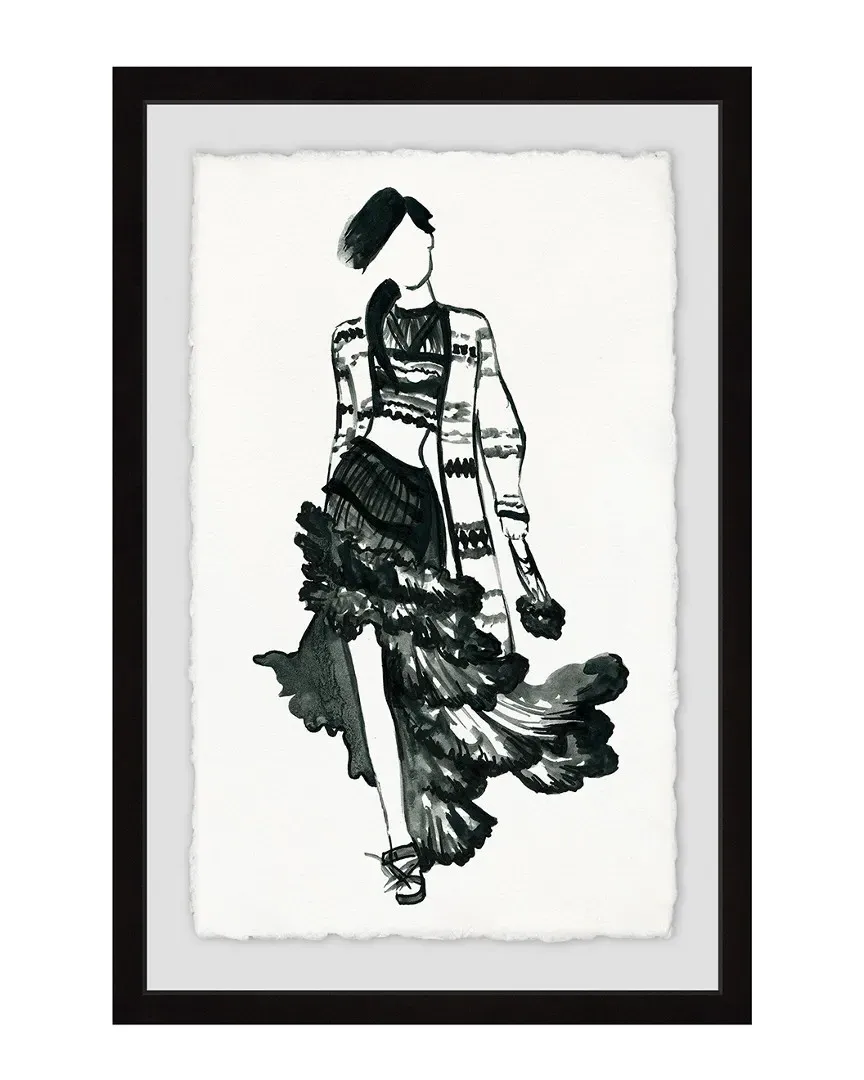 Flowy Skirt Framed Art Print image