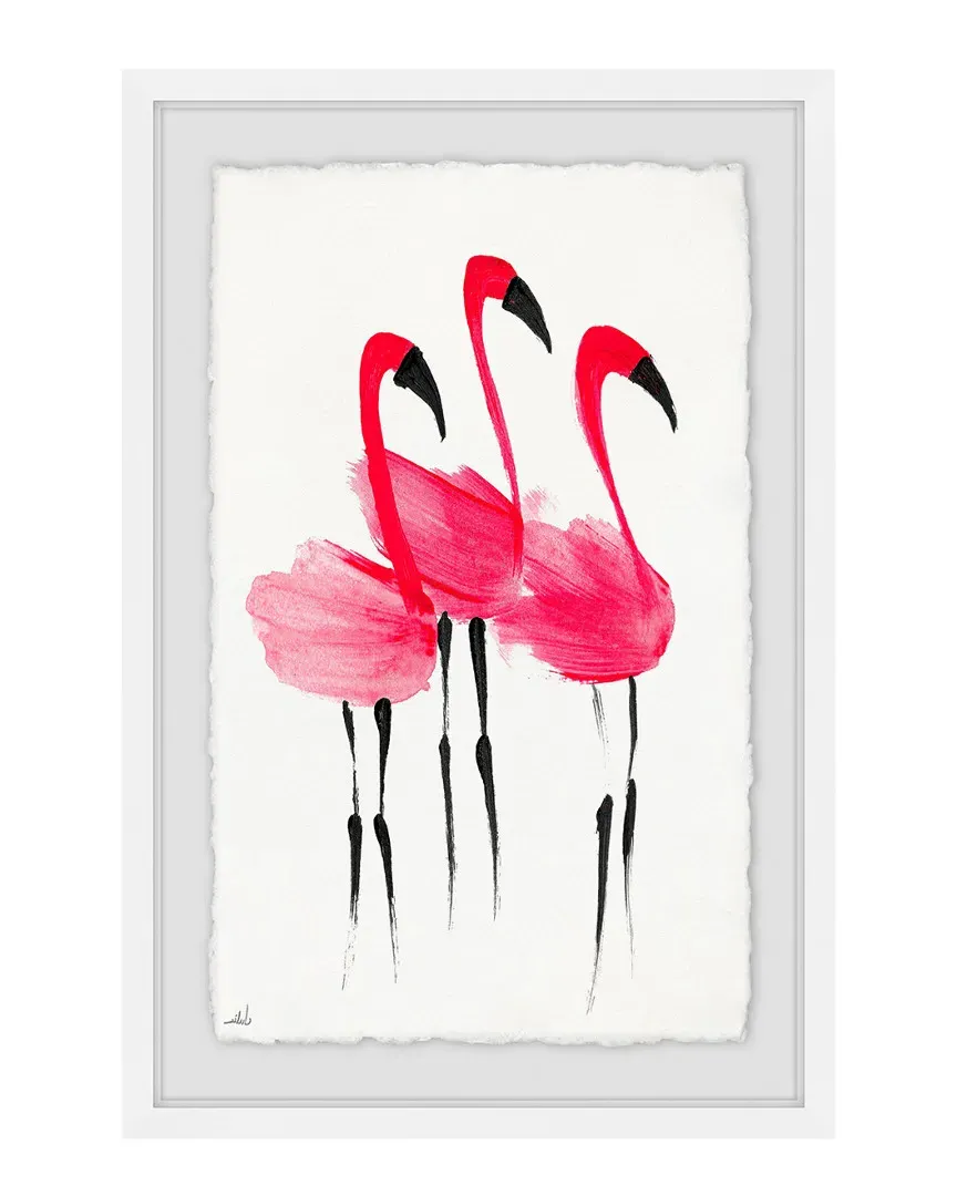 Flush Flamingoes Framed Art Print image
