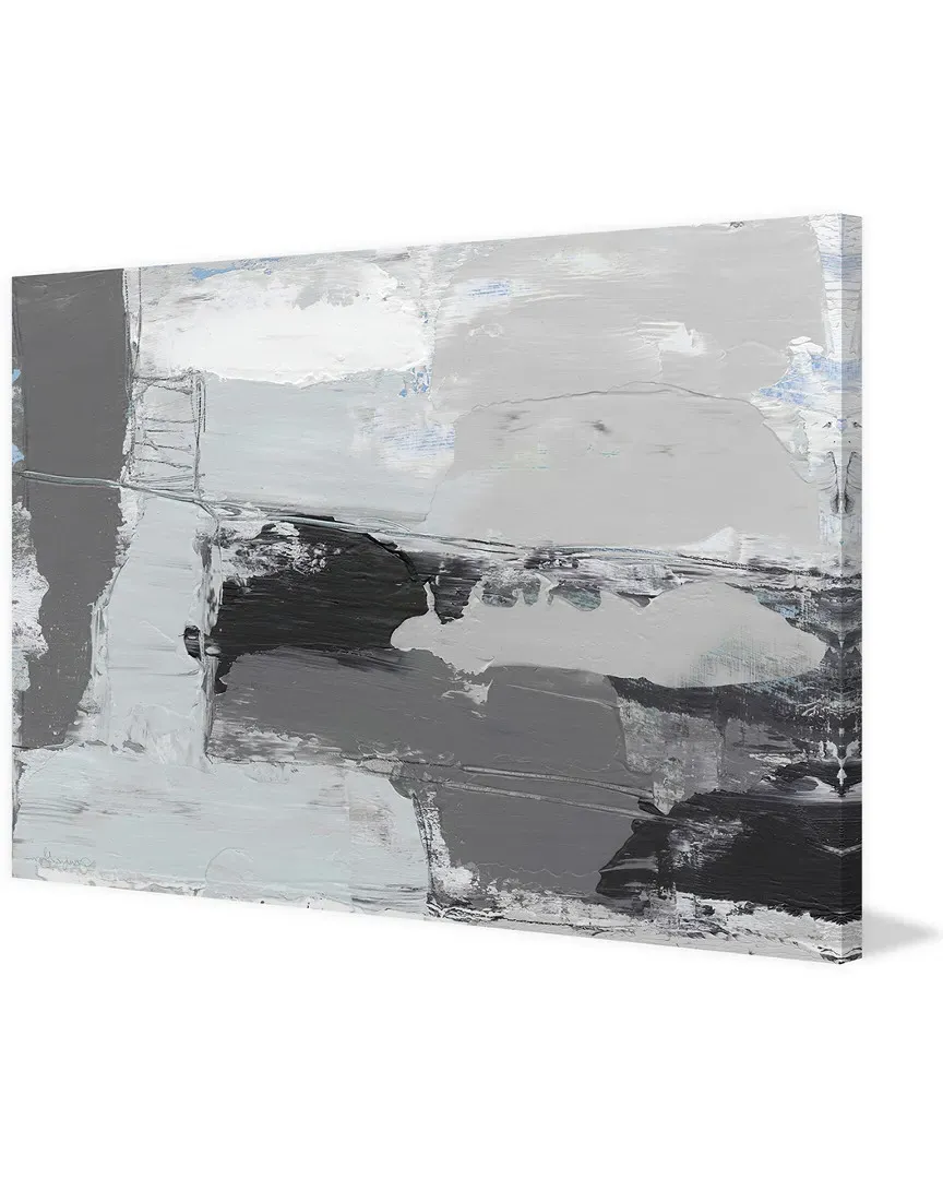 Grey Horizon Painting Print on Wrapped Canvas