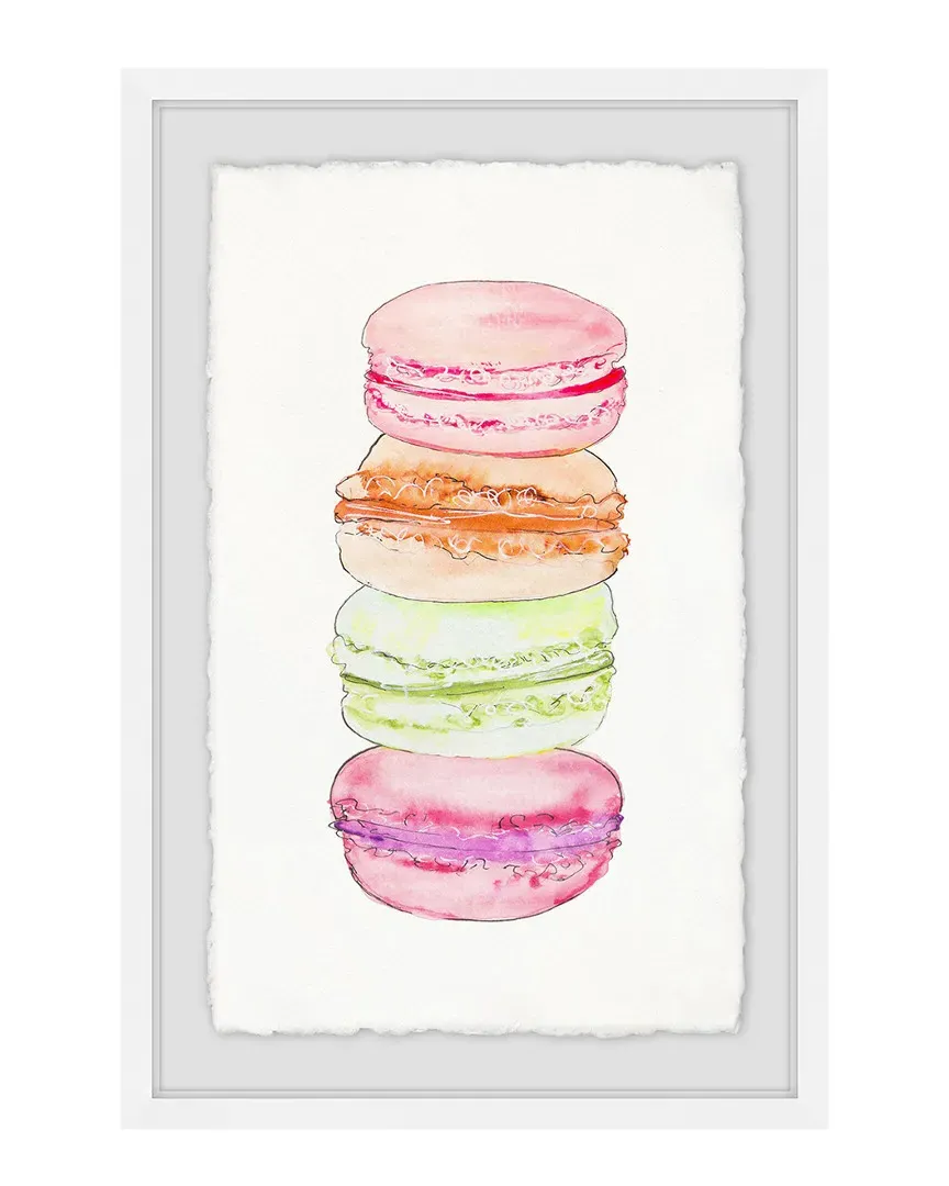 Macaron Tower Framed Art Print image