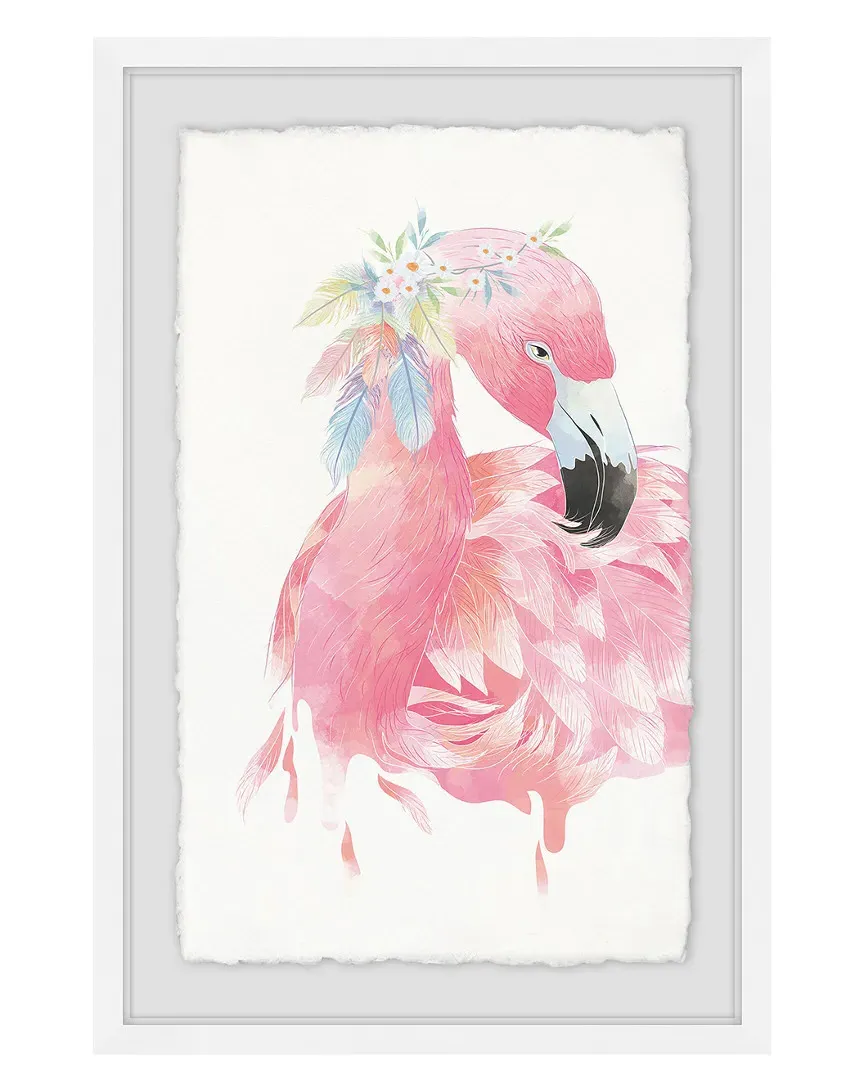 Pink Flamingo Framed Art Print image