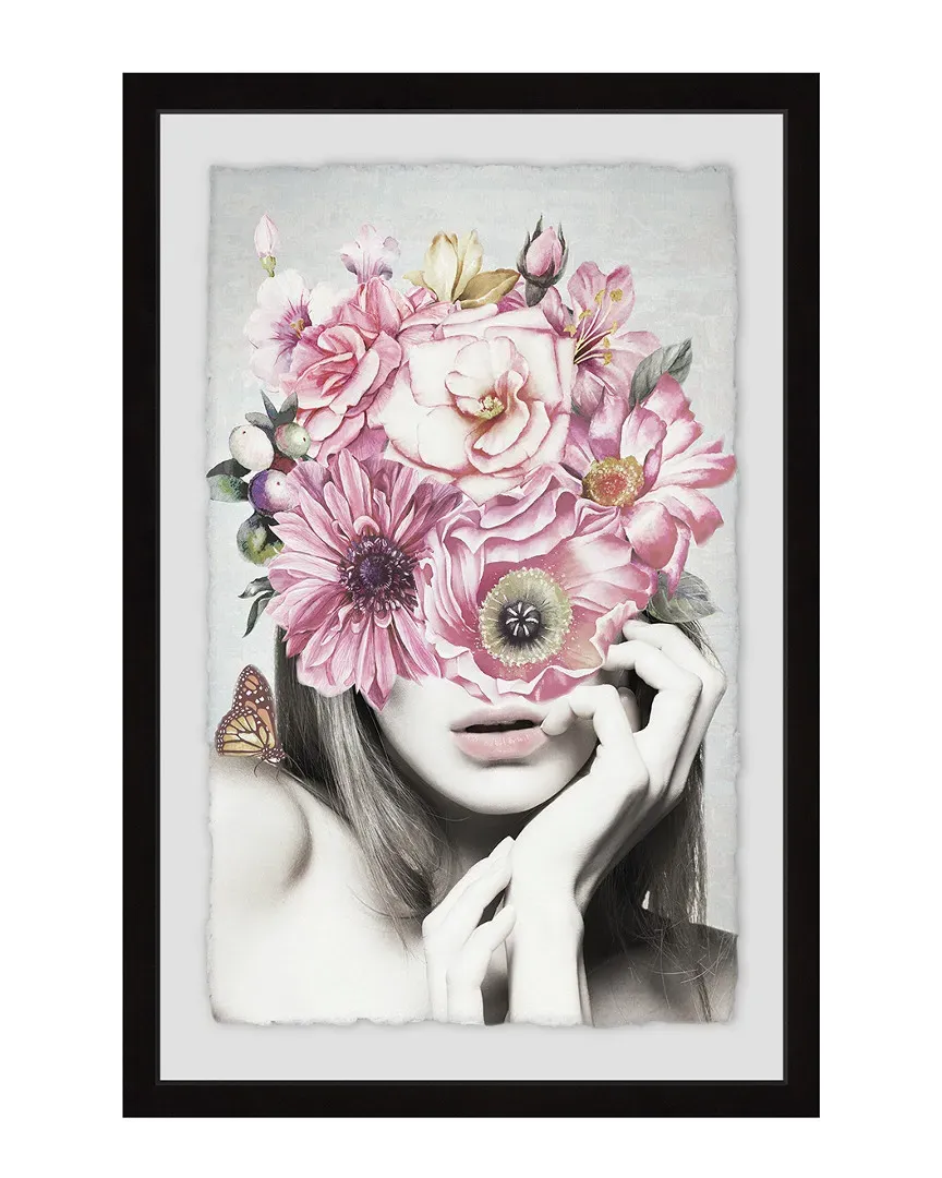Pink Floral Beauty Framed Art Print image