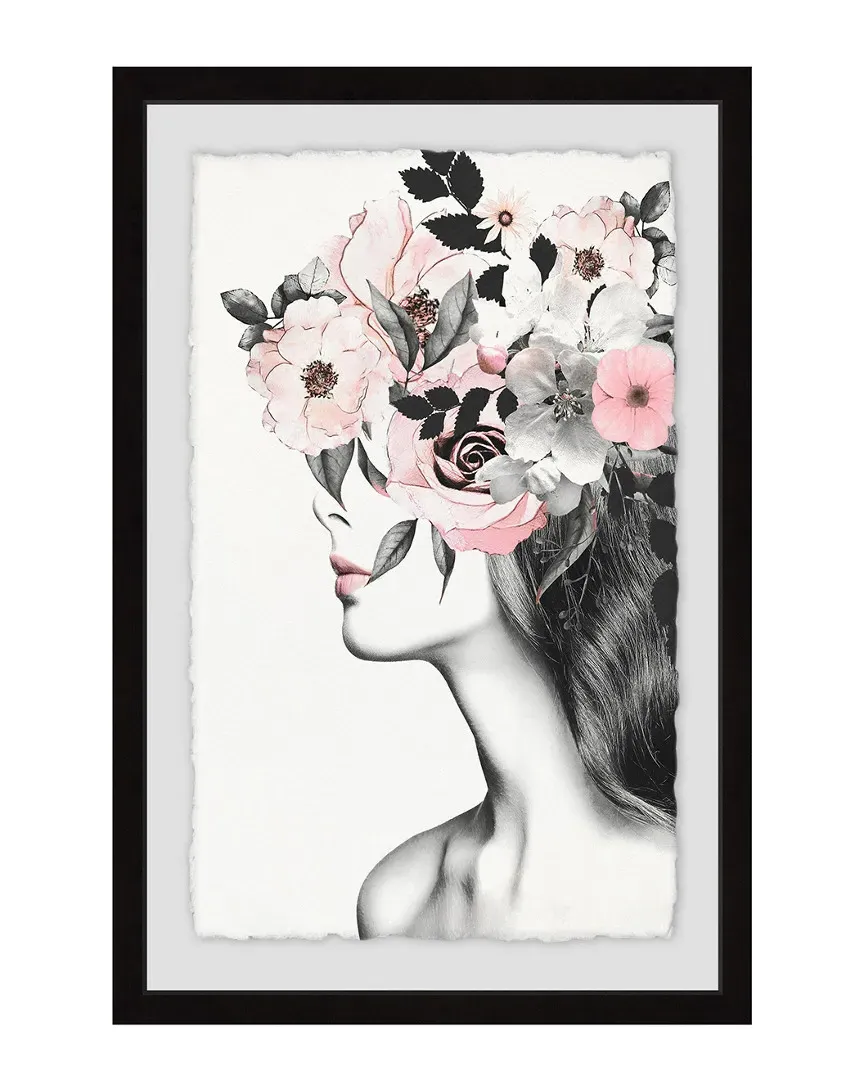 Pink Lips II Framed Art Print image