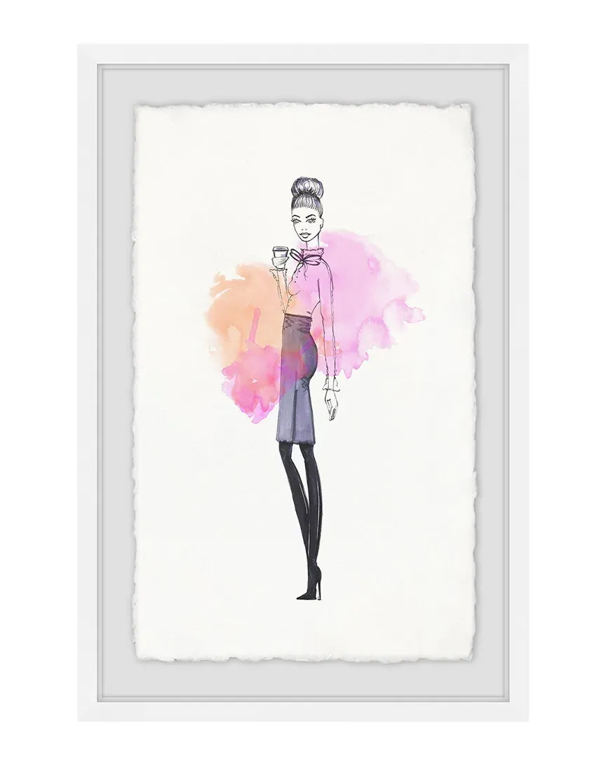 Splash of Coffee Framed Art Print - Giclee image