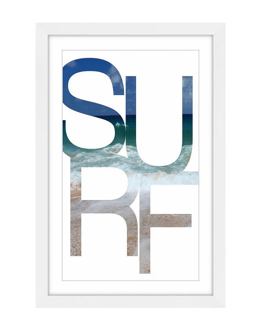 Surf Water Framed Art Print - Giclee image