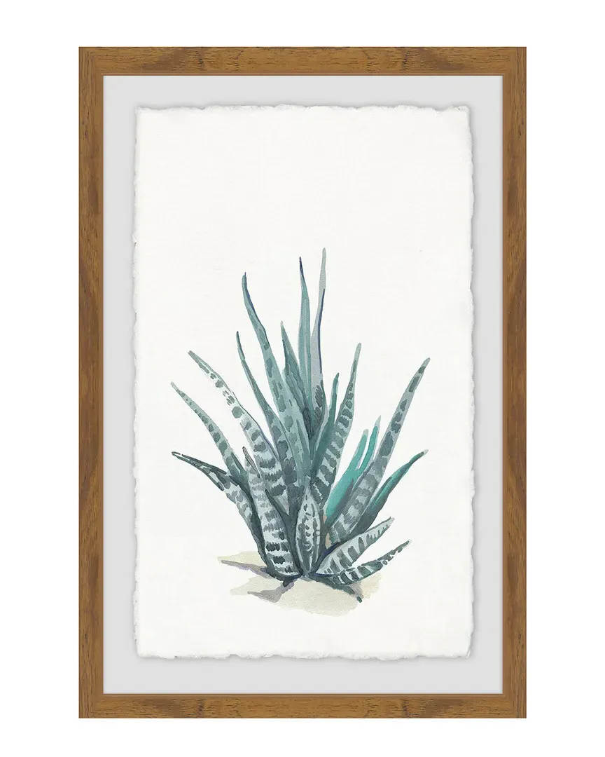 Tall Succulent Framed Painting Print