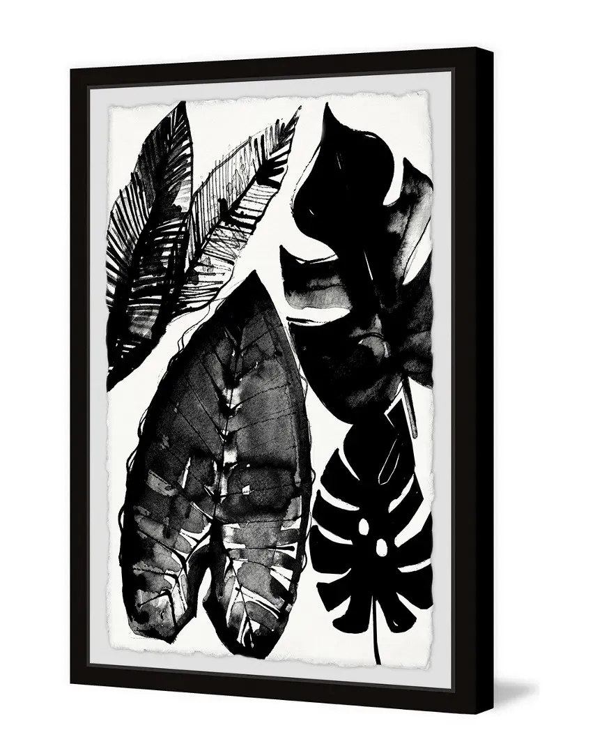 The Palm Leaves Framed Painting Print by Crystal Smith