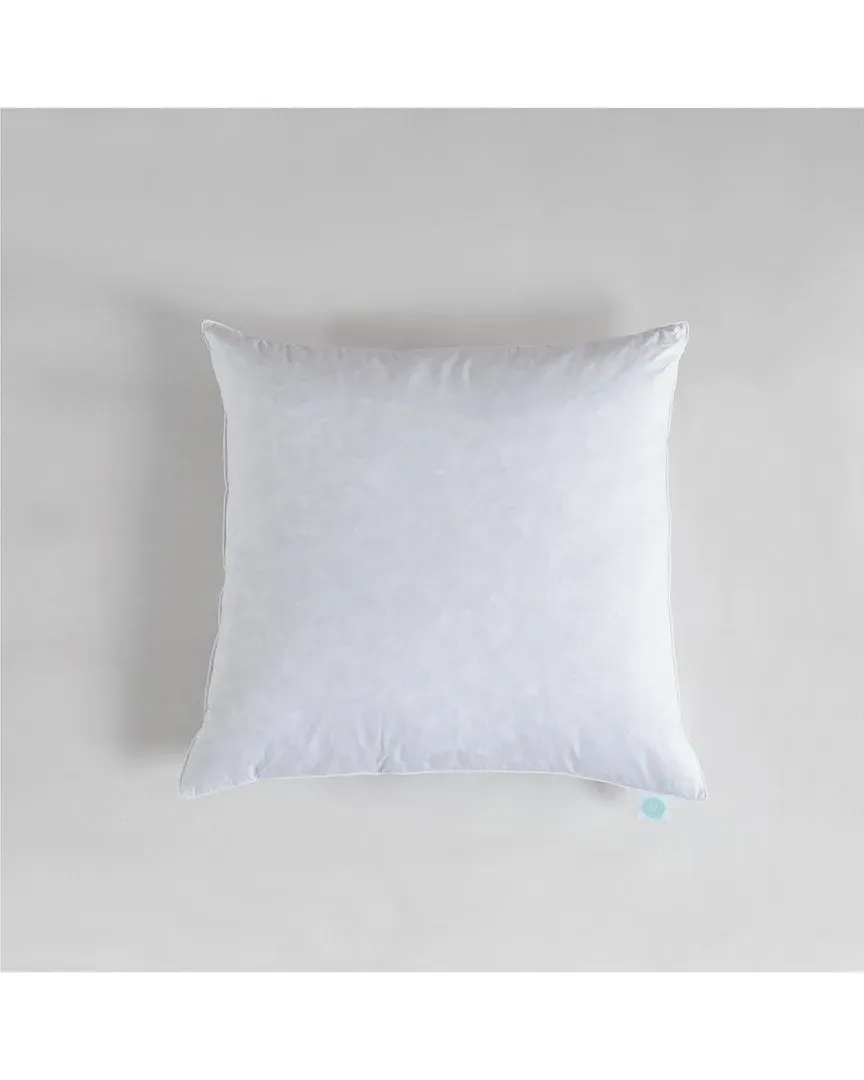 20X20 Feather Pillow Insert 2-Pack - White, Cotton image
