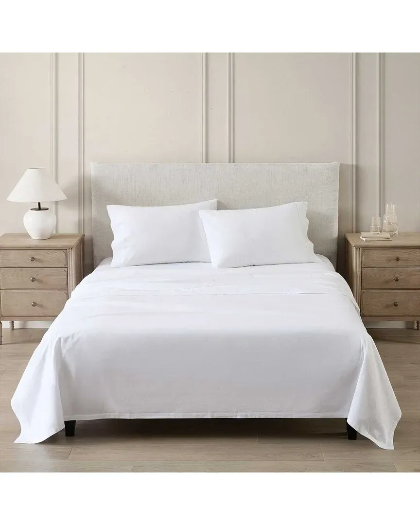 Lilly Pond Leaf Cotton Percale Sheet Set - Light Beige