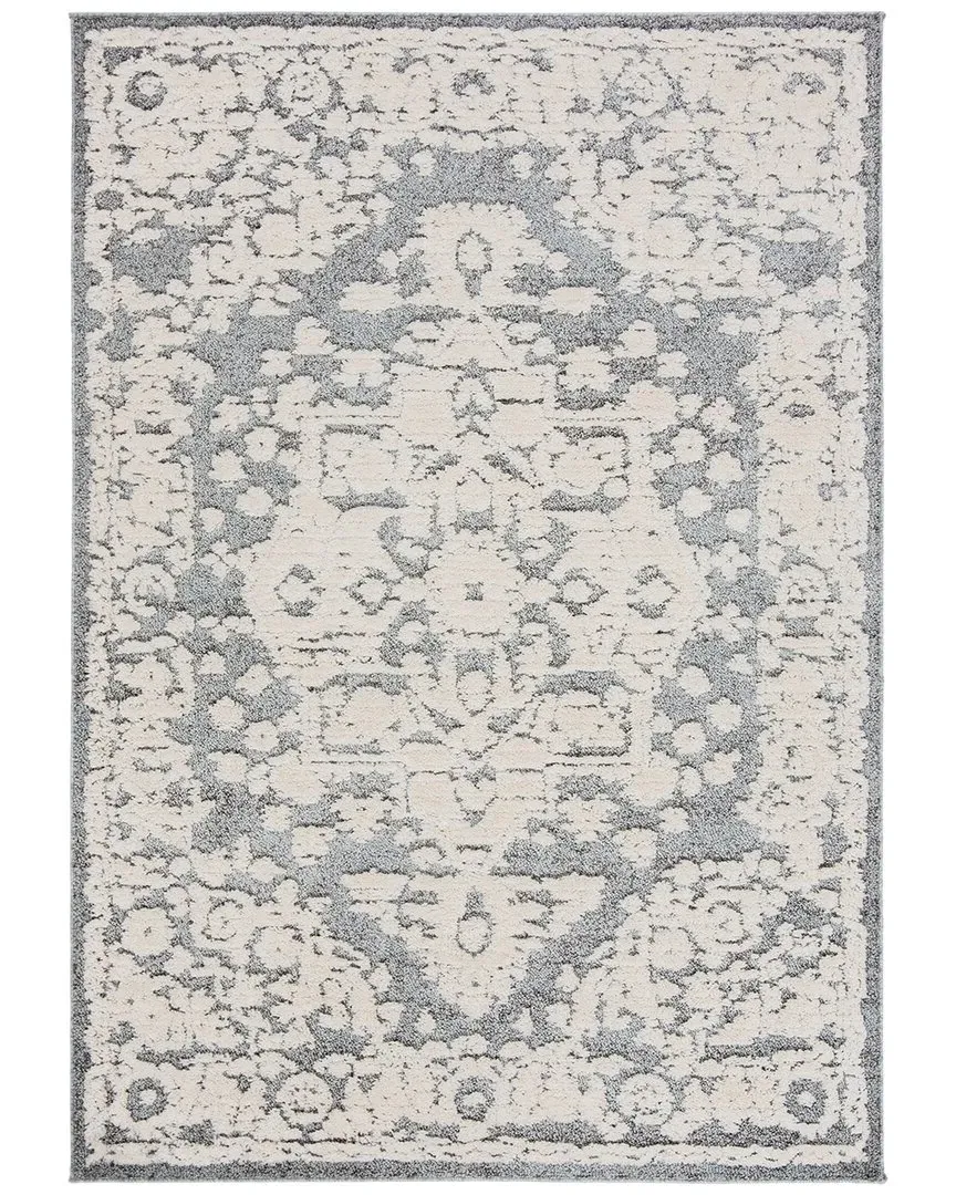 Lucia Shag Rug - White, Polypropylene