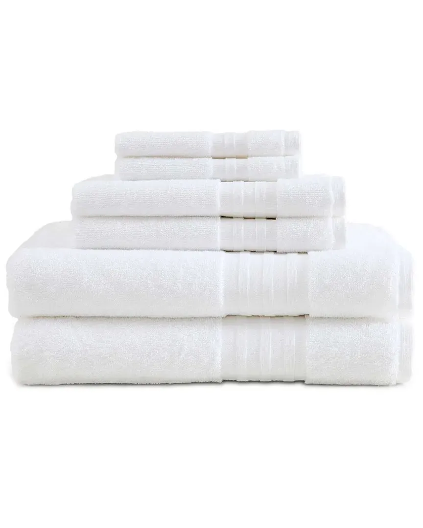 Skyland Manor 6-Piece Towel Set - White, Cotton