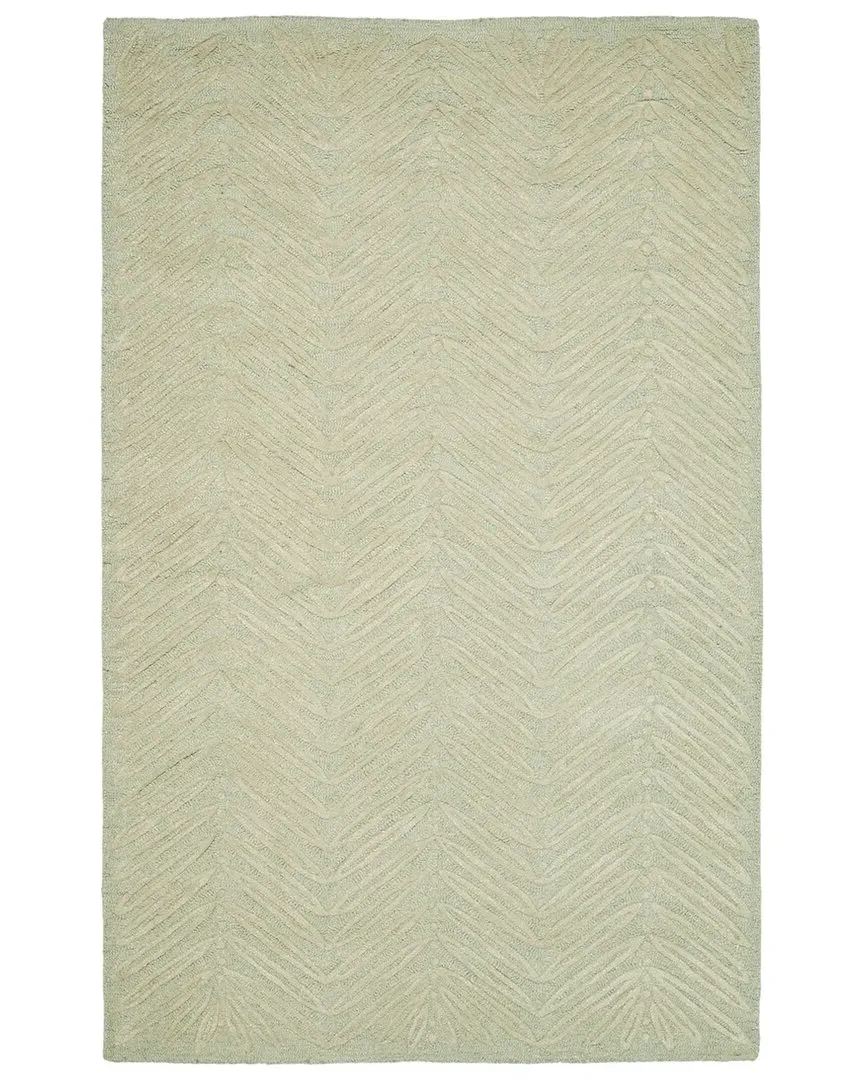 Wool Viscose Rug - Green