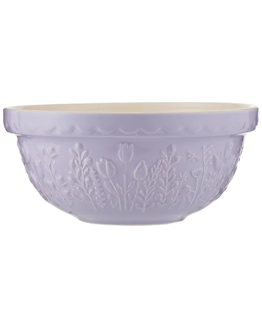 In The Meadow Mixing Bowl 9.75in - Lilac, Earthenware image