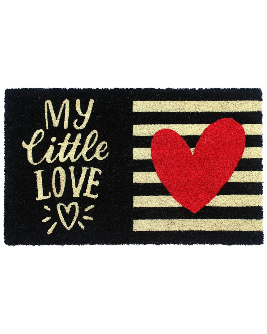 Little Love Coir Doormat - Black image