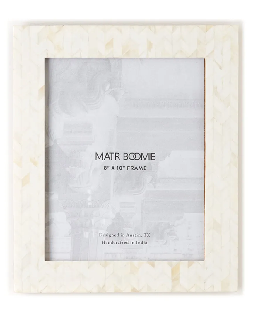 Artemis 8x10 Picture Frame - White, Bone