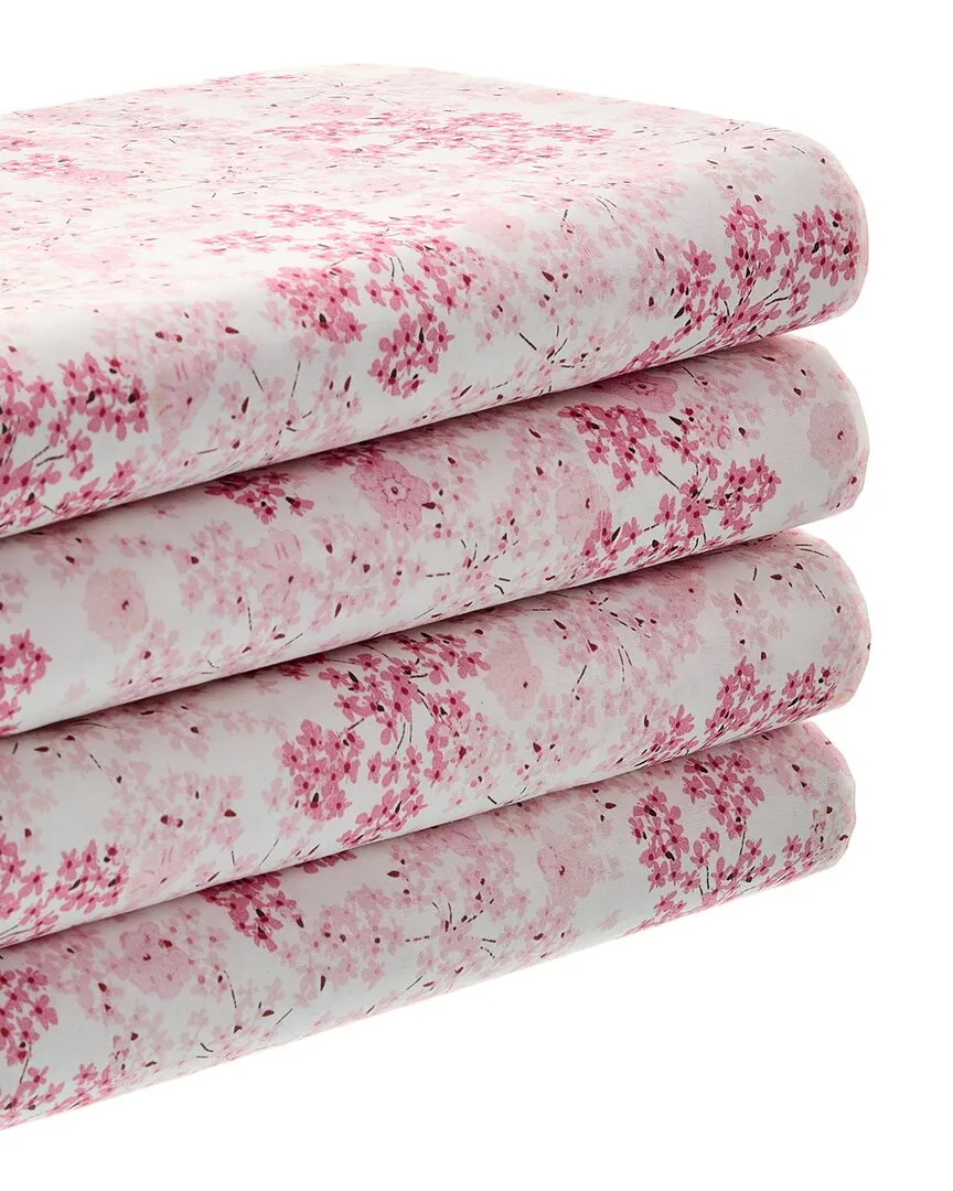 200 Thread Count 4pc Sheet Set - Pink, Cotton