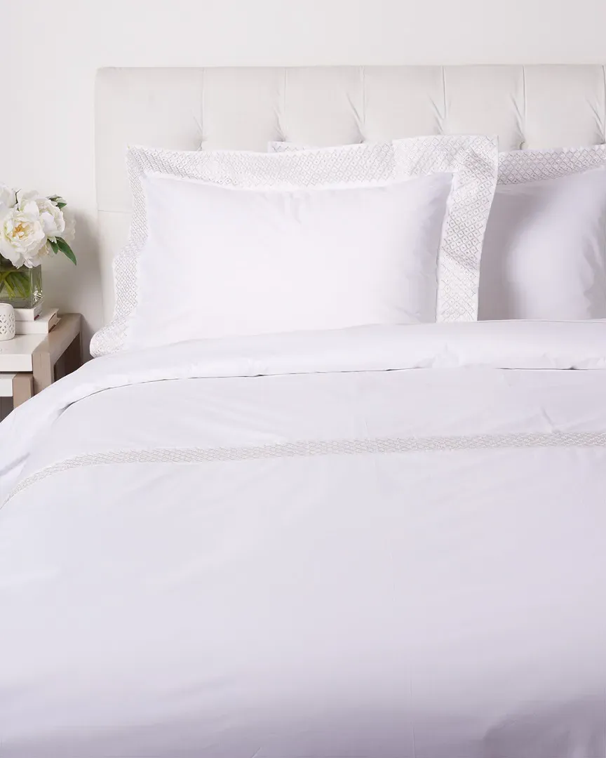 Drops Duvet Set - White, Cotton image