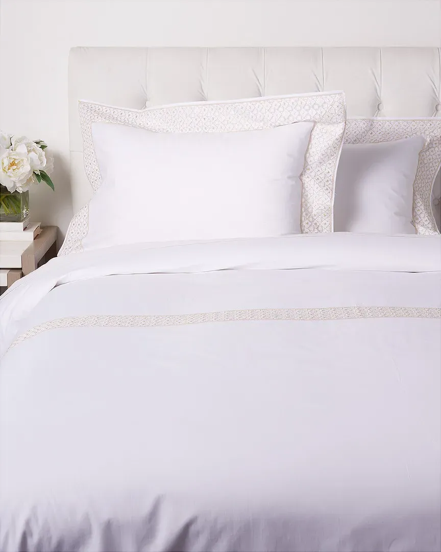 Sicily Duvet Set - White Beige, Cotton image