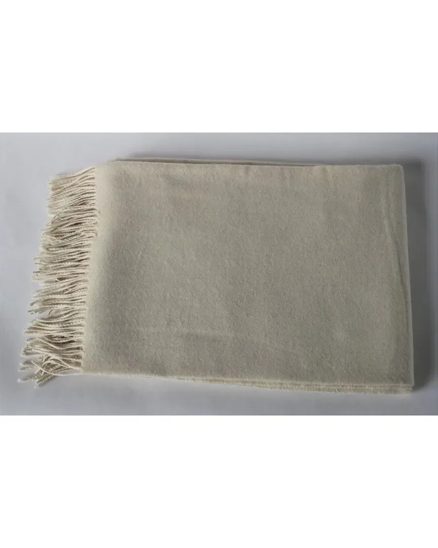 100% Merino Wool Throw - Ivory image