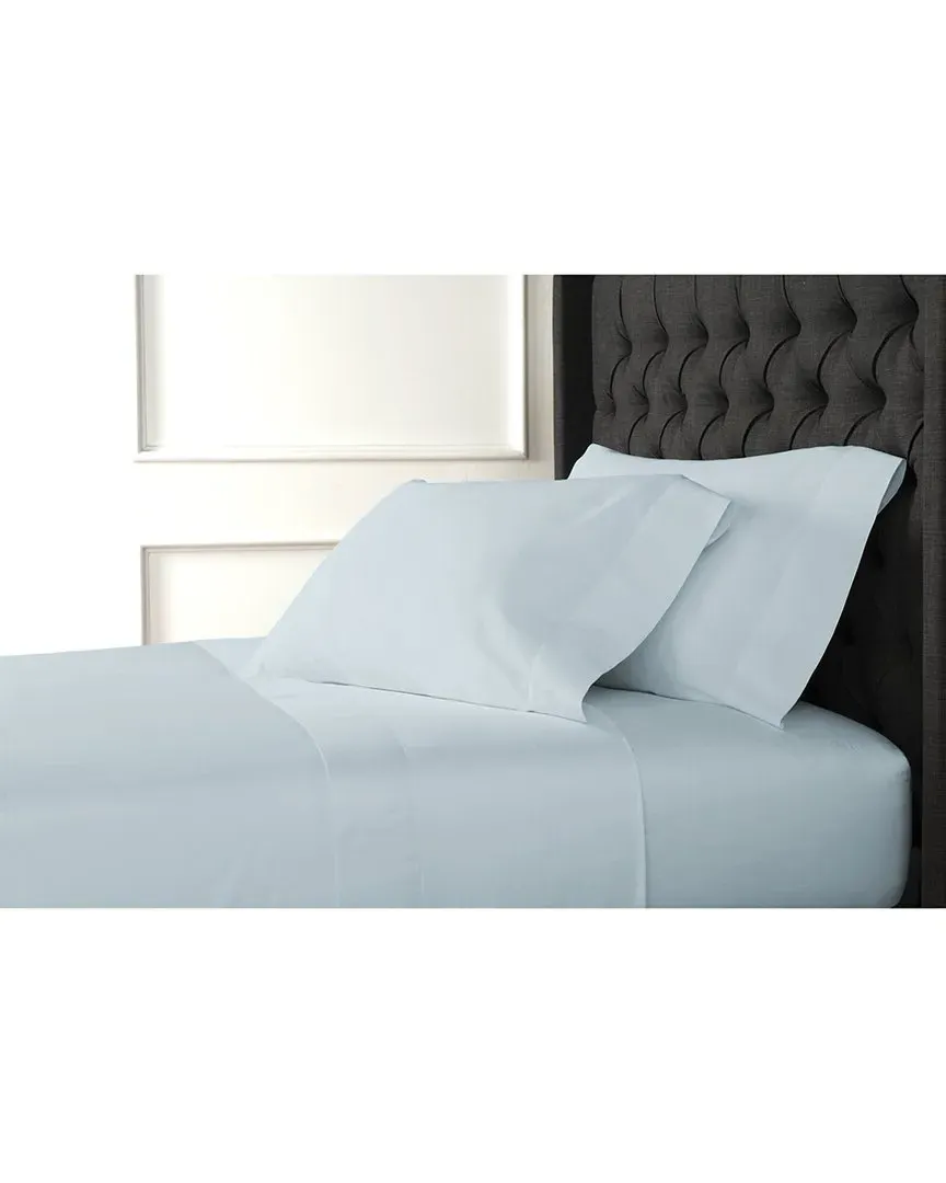 1000 Thread Count Hemstitch Sheet Set - Blue, Cotton image