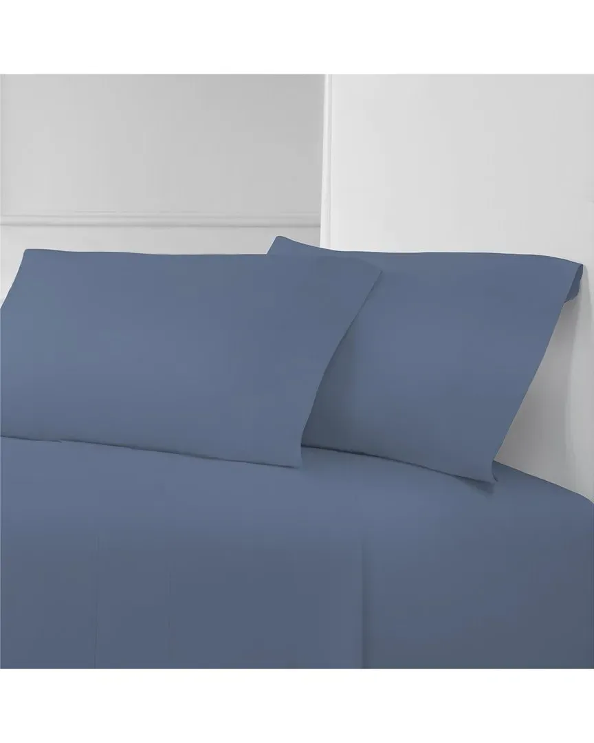 400 Thread Count Pleat Sheet Set with Bonus Pillowcases - Blue
