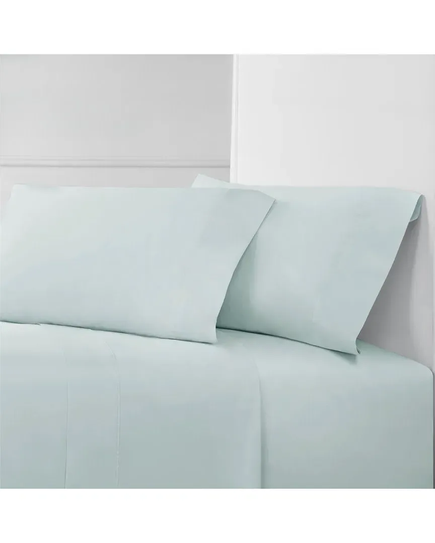 400 Thread Count Pleat Sheet Set with Bonus Pillowcases - Blue image