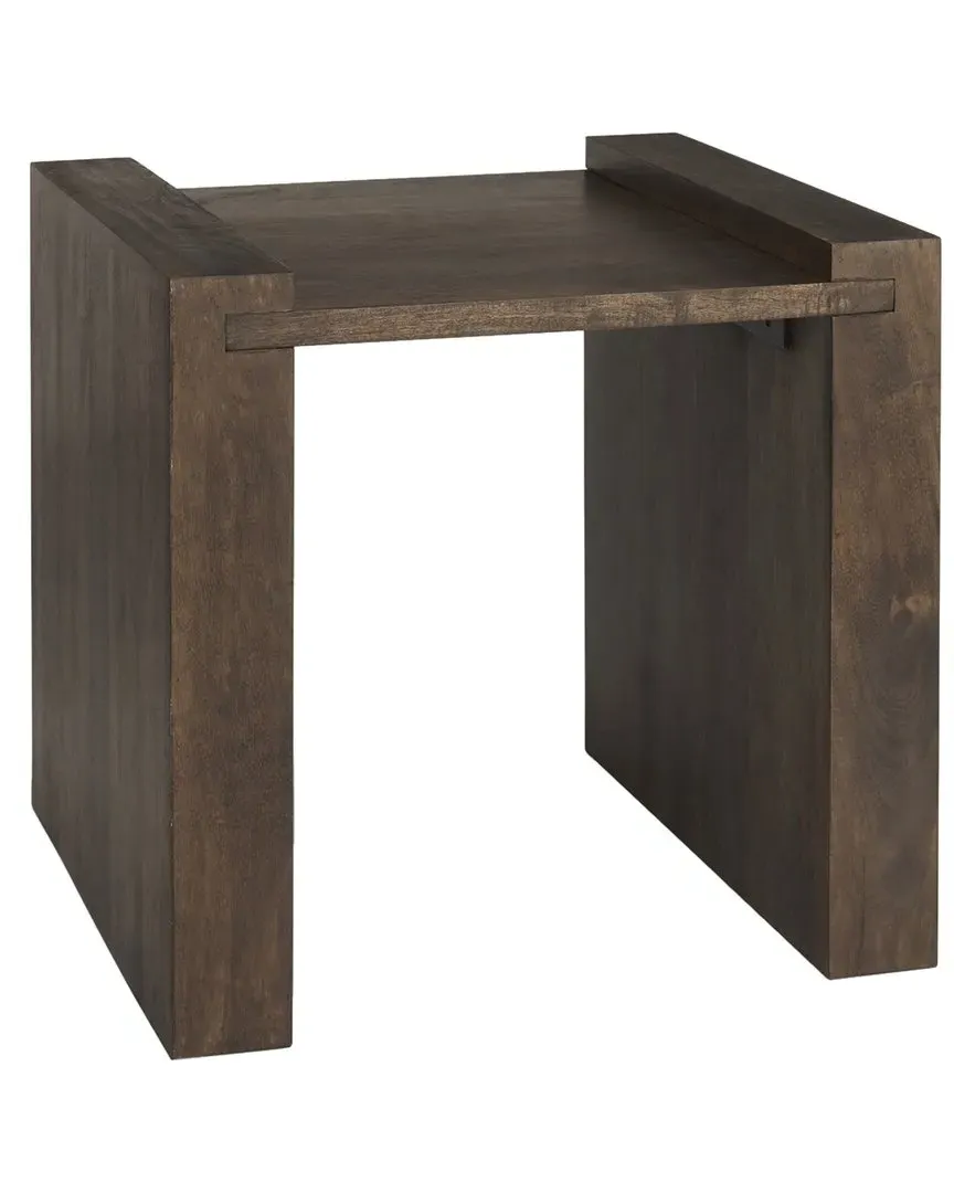 Athelia Accent Table - Dark Brown