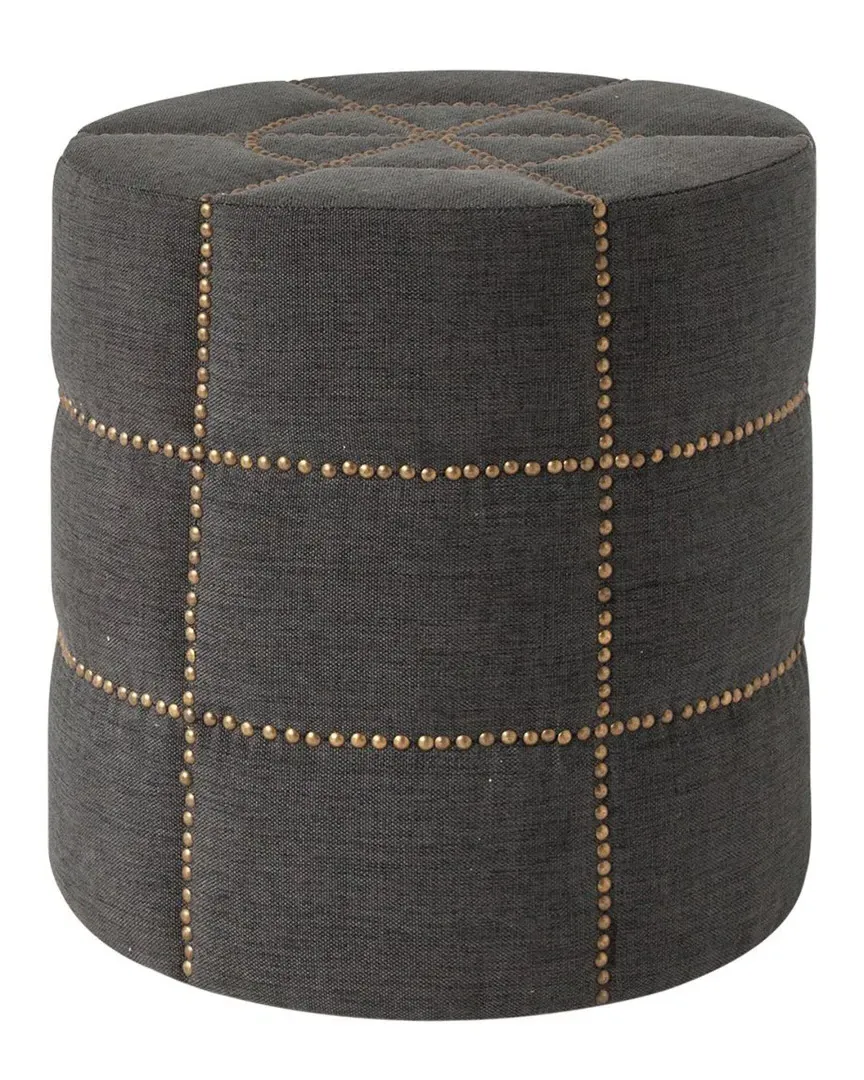Beacon II Round Ottoman - Grey image