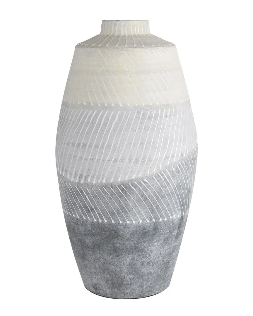 Blume Textured Vase - Grey, Ceramic image