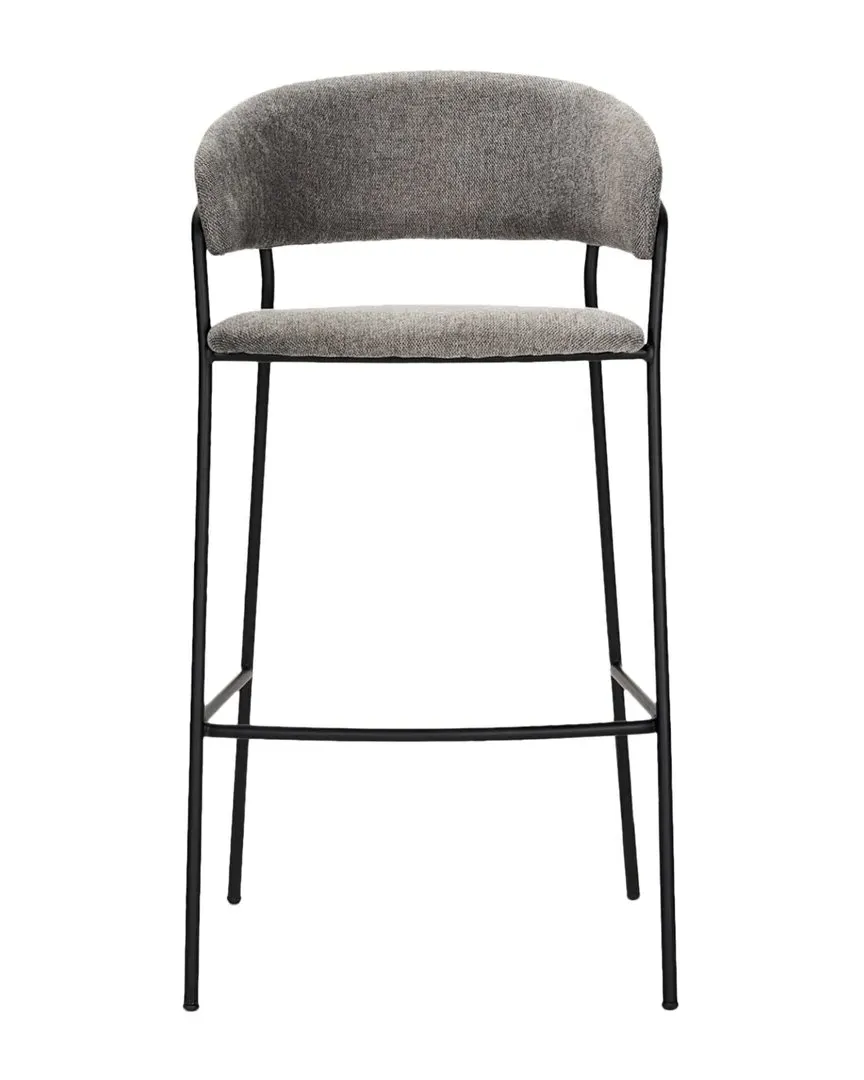 Carolyn Bar Stool - Grey, Fabric image