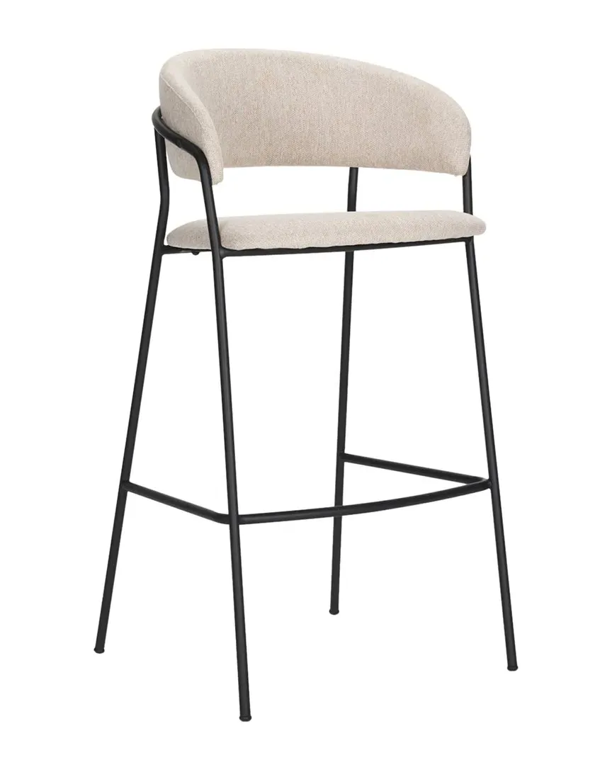 Carolyn Bar Stool - Oatmeal, Fabric