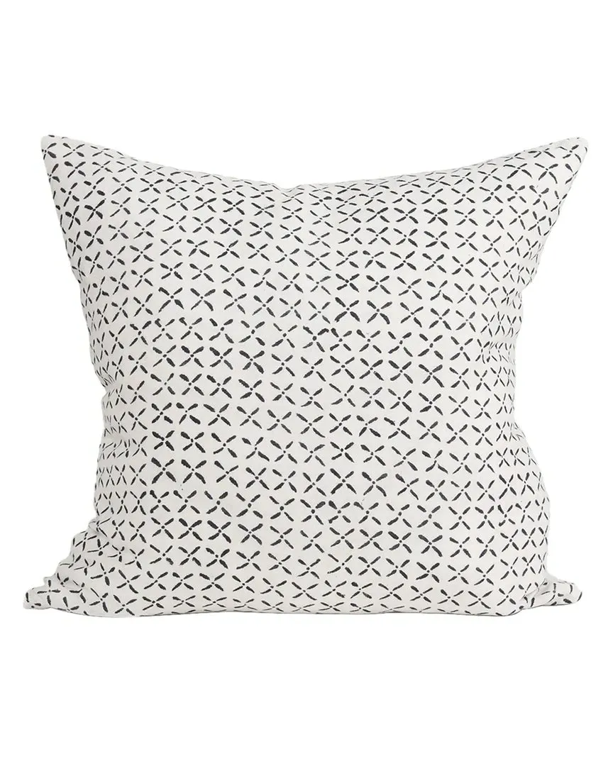 Jayden Square Pillow Cover - Cream, Linen