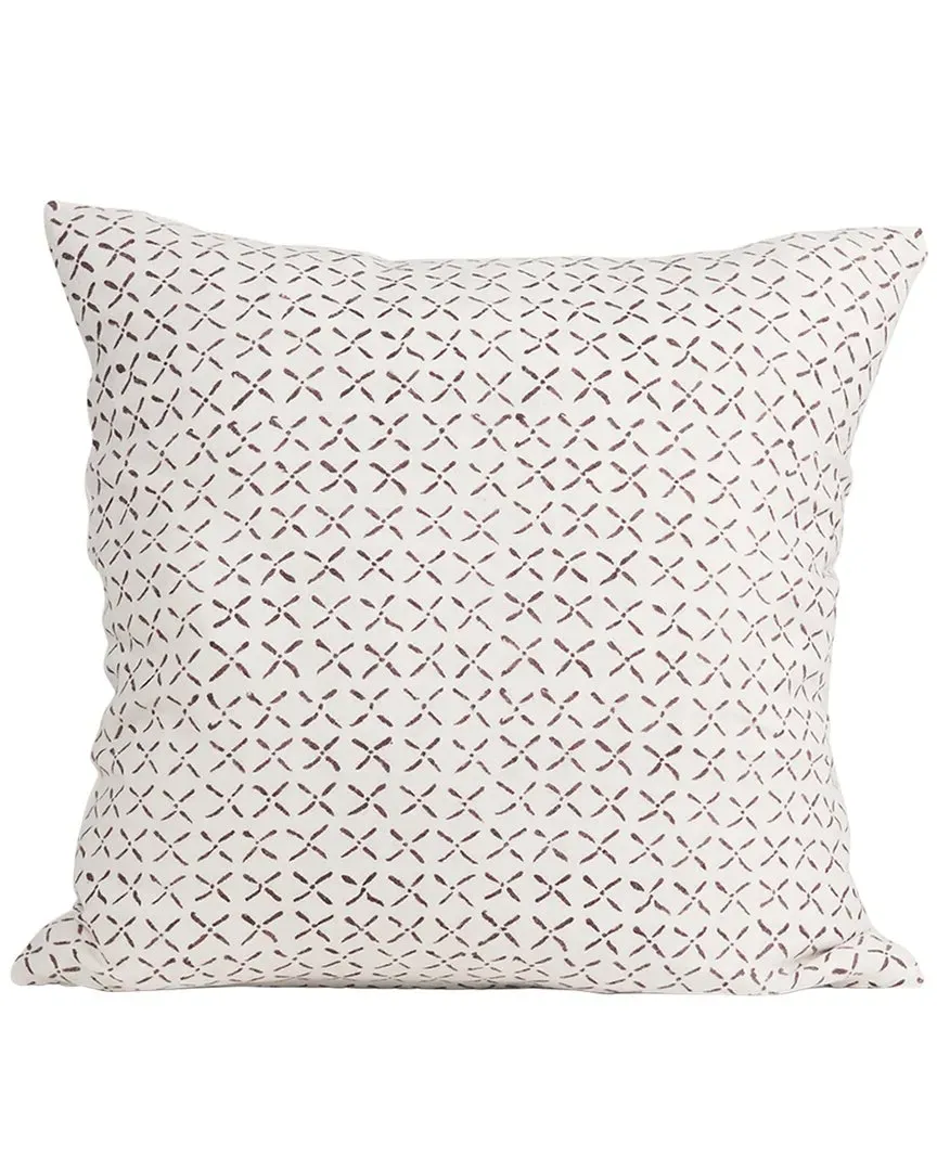 Jayden Square Pillow Cover - Cream, Linen image