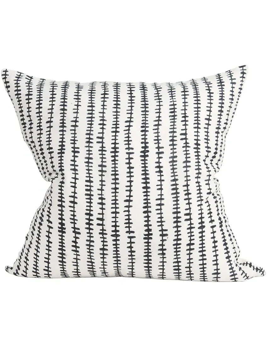 Jenna Square Pillow Cover - Cream, Linen image