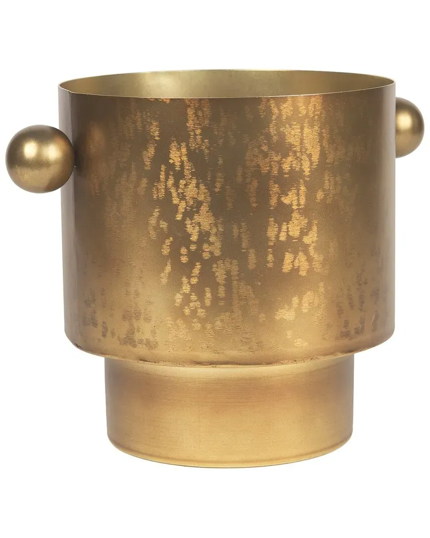 Juno Large Iron Vase - Gold, Metal