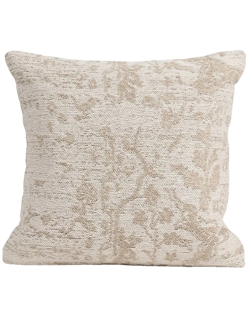 Khloe Square Pillow Cover - Cream, Cotton Chenille