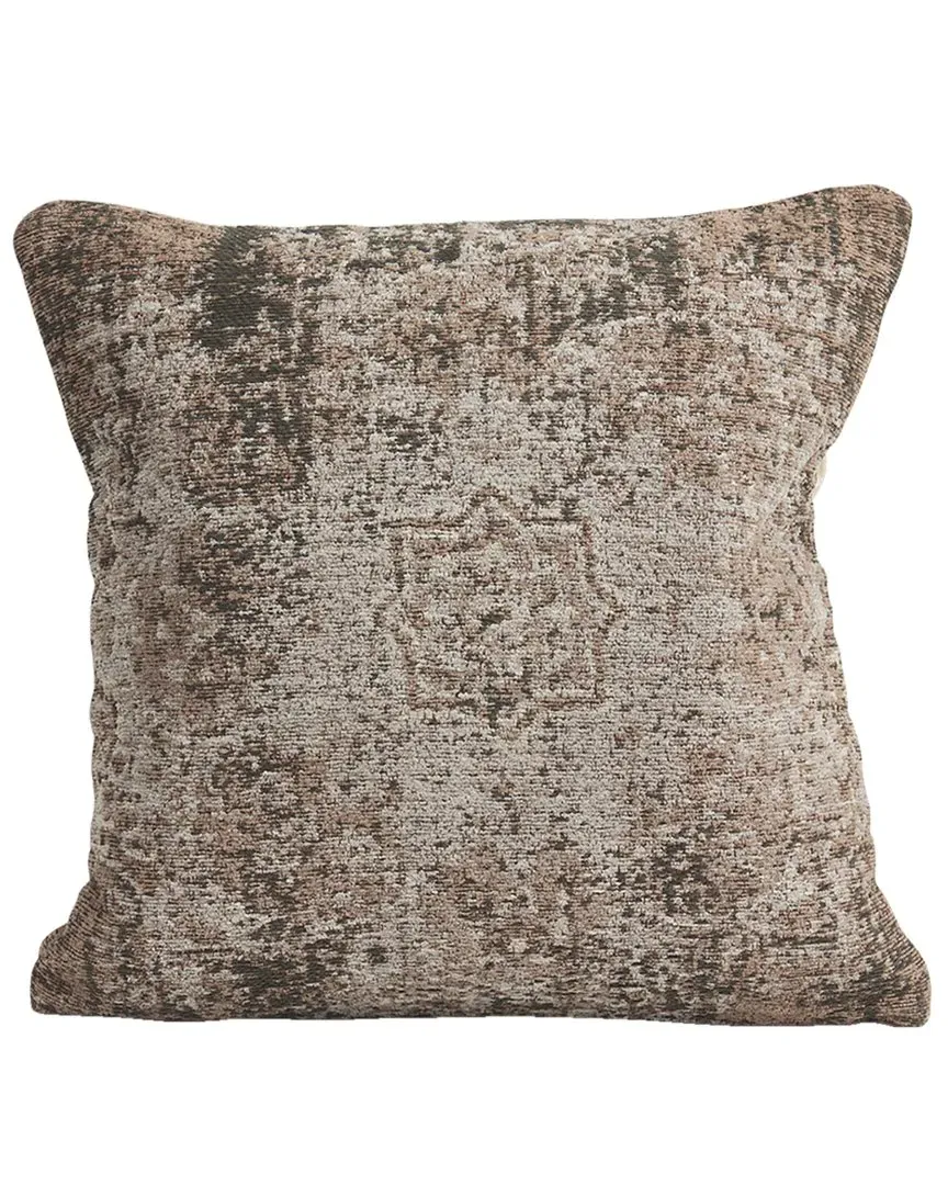 Khloe Square Pillow Cover - Taupe, Cotton Chenille image