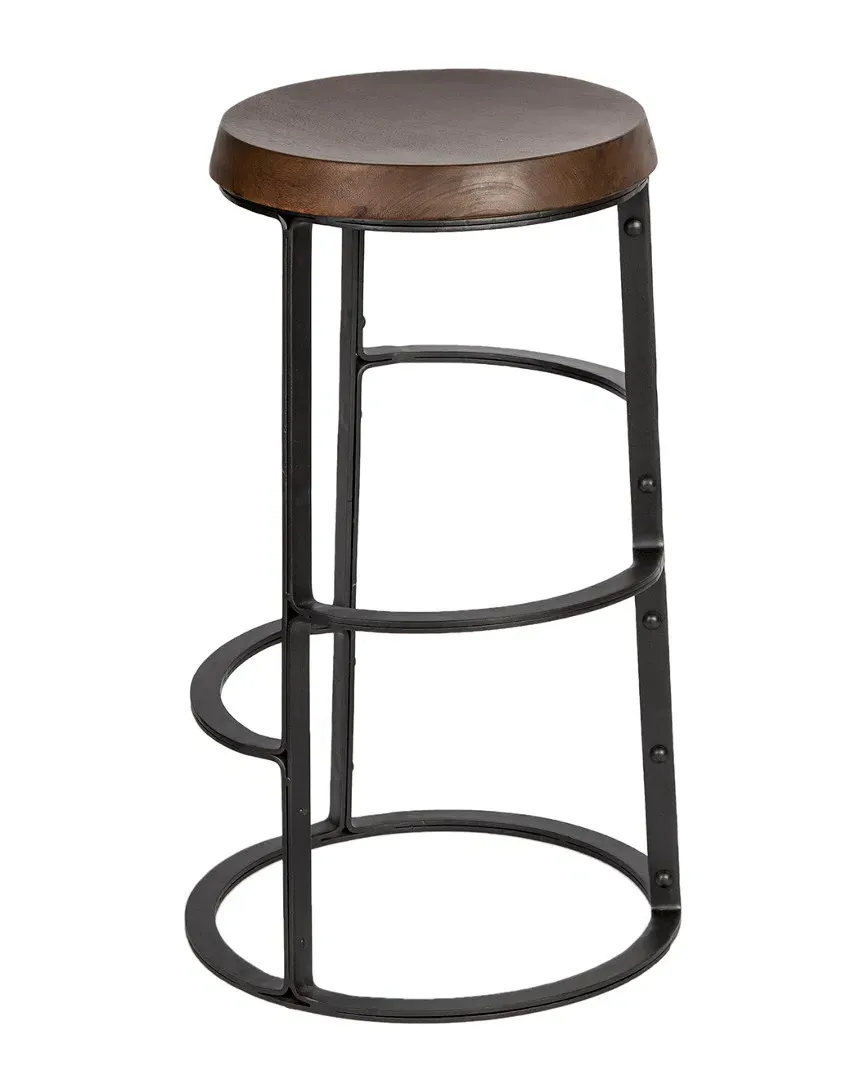 Neo II Round Bar Stool - Brown, Metal image