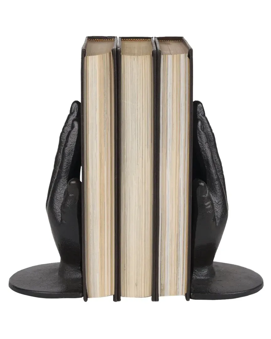 Praying Hands Bookends - Bronze, Cast Iron image