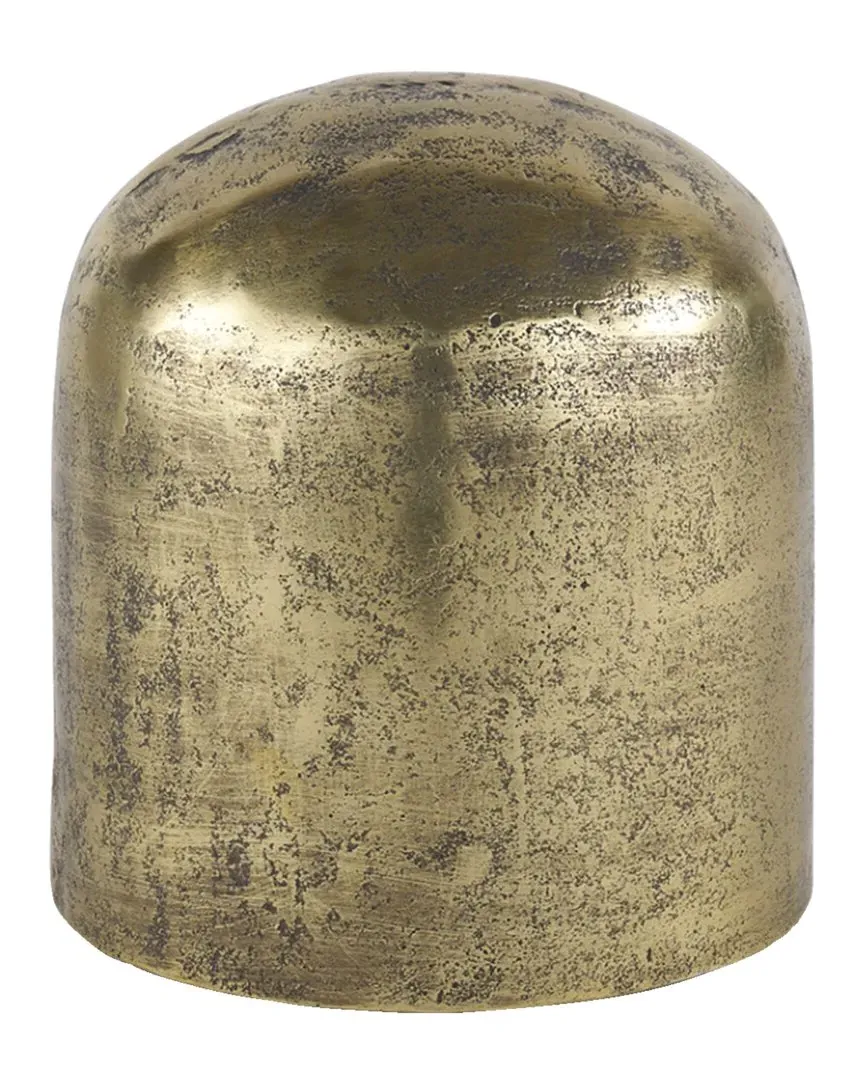 Quonset Short Ornament - Gold, Metal