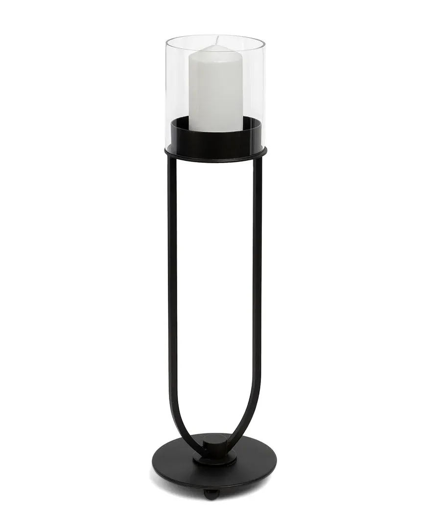 Salah I Small Candle Holder - Black, Iron