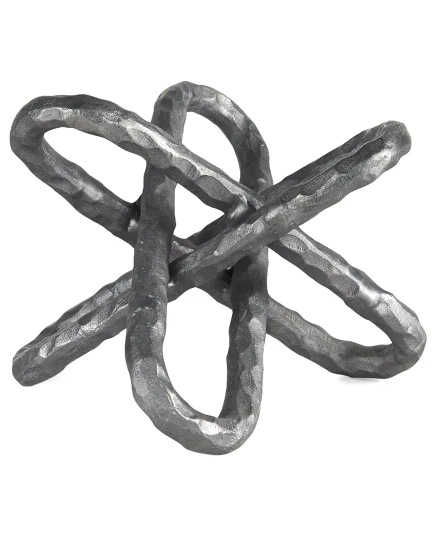 Wilhelm II Large Link Decor Object - Black, Metal