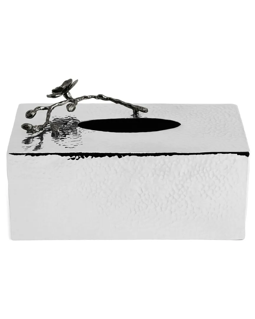 Black Orchid Rectangle Tissue Box Holder