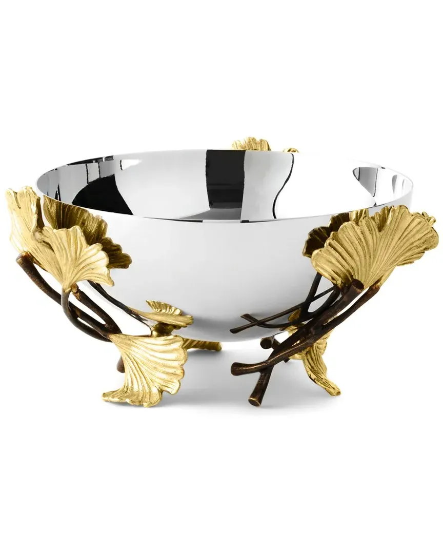 Golden Ginkgo Small Bowl - Brass, Steel image
